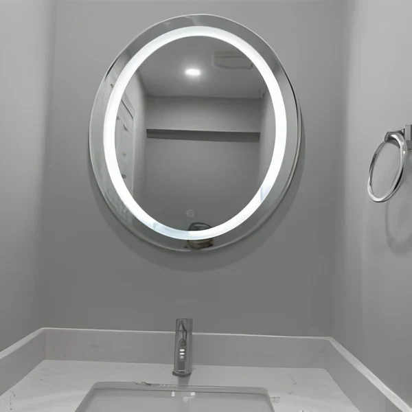 24inch Oval Mirror with LED Light (Elliptical Light Emitting) MSL-114