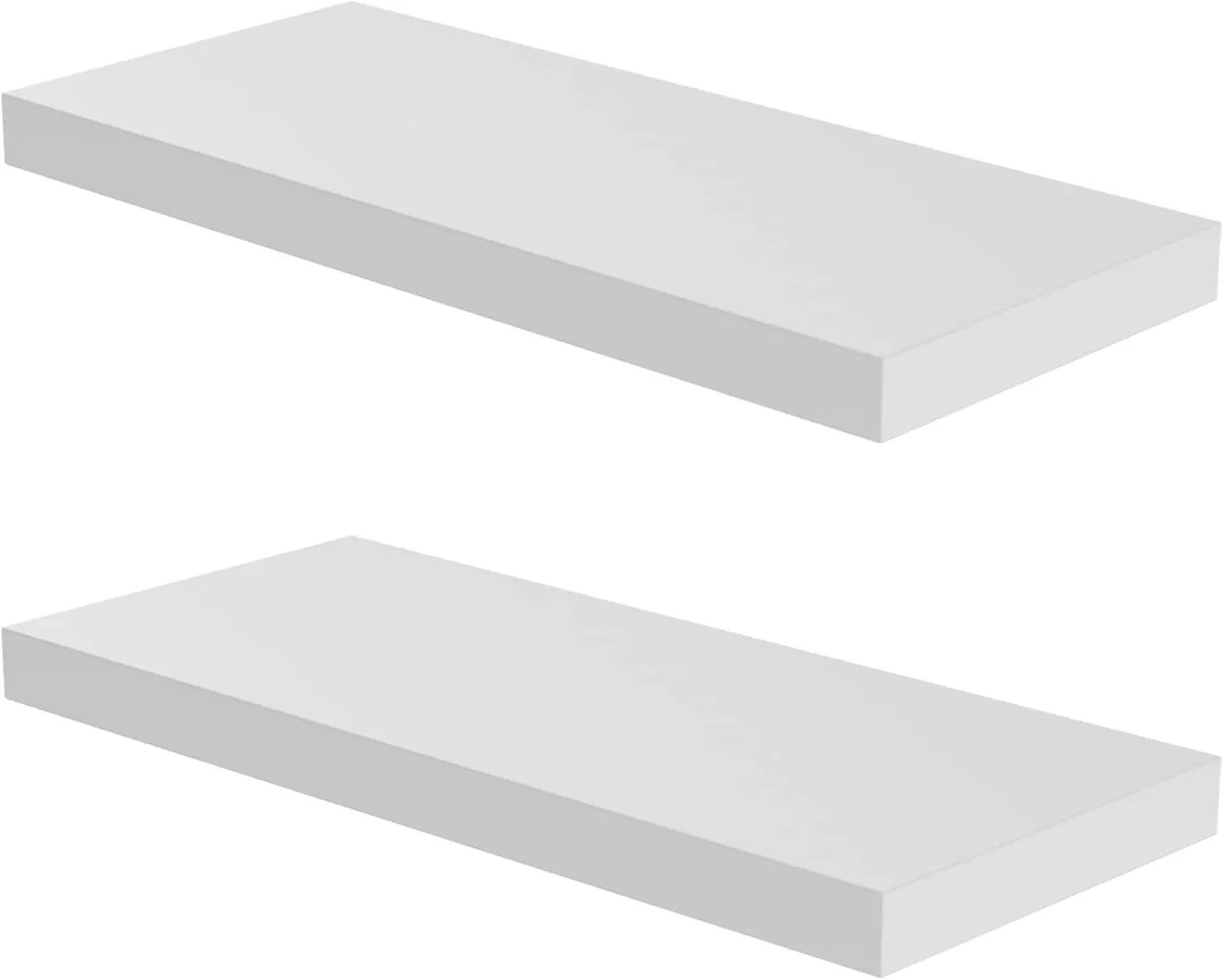 Floating Shelves White